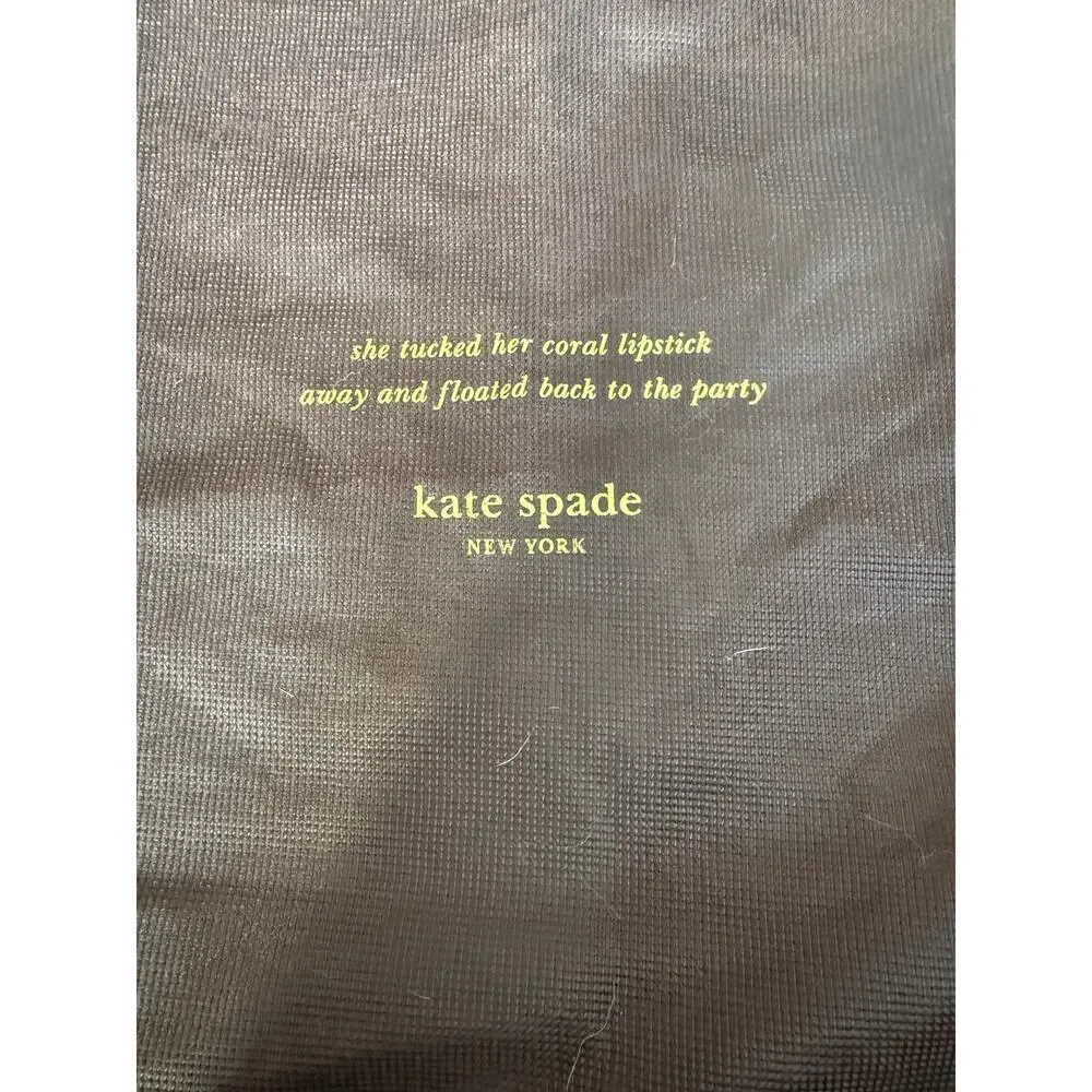 Kate Spade Women's Black Dust bag Size 17” x 19.5”